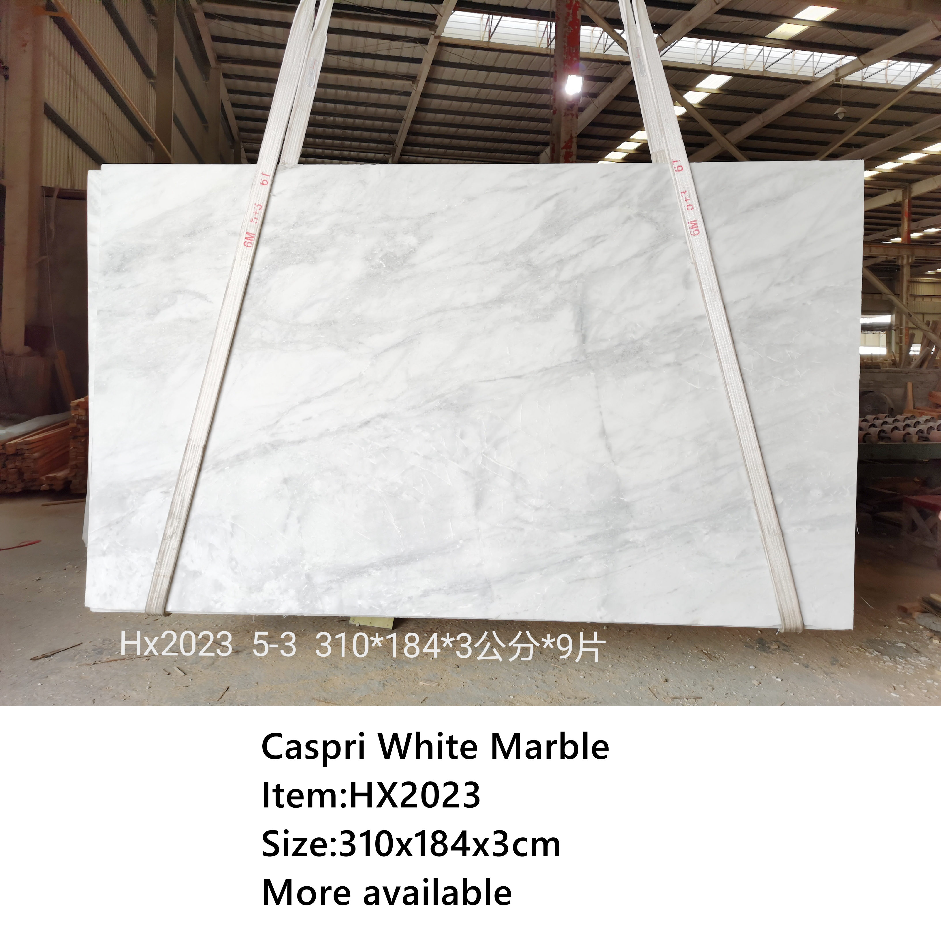 Caspri White Marble